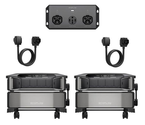 Ecoflow 2x Delta Pro Ultra Powerstations and 50 Amp Hub Kit - 14.4kW AC Output