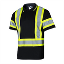 Hi-Vis X-Back Reflective Two-Tone Safety Polo Shirt