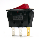 3-Pin Red Rocker Switch