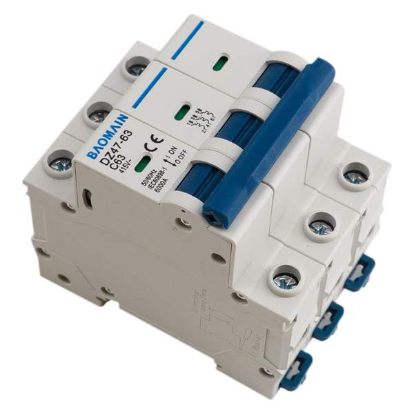 3-Pole Breaker BAOMAIN - DZ47-63 C63