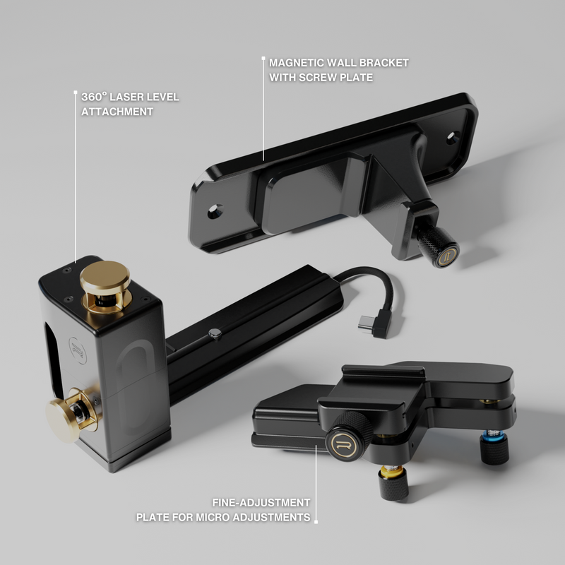 Kit de nivel láser de línea cruzada ajustable de 360º Robbox compatible con Sennses Pro