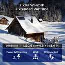 Renogy Deep Cycle 12V 300Ah Core lithium battery with self-heating function