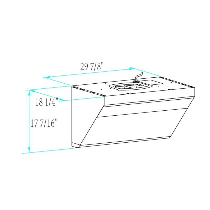FOTILE - 30"/36" Under-Cabinet / Wall Mount Classic Series | JQG7501 / JQG9001