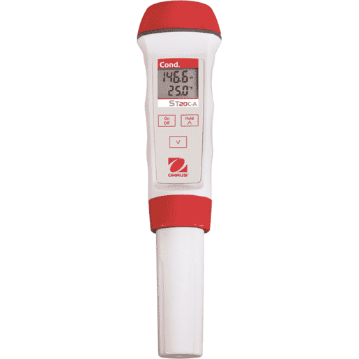 Ohaus ST20C-C Conductivity Pen Meter, 0.0 - 19.99mS/cm, Temperature Display