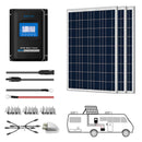 Kits de paneles solares para vehículos recreativos ACOPOWER de 300 W y 12 V, controlador de carga MPPT de 30 A 
