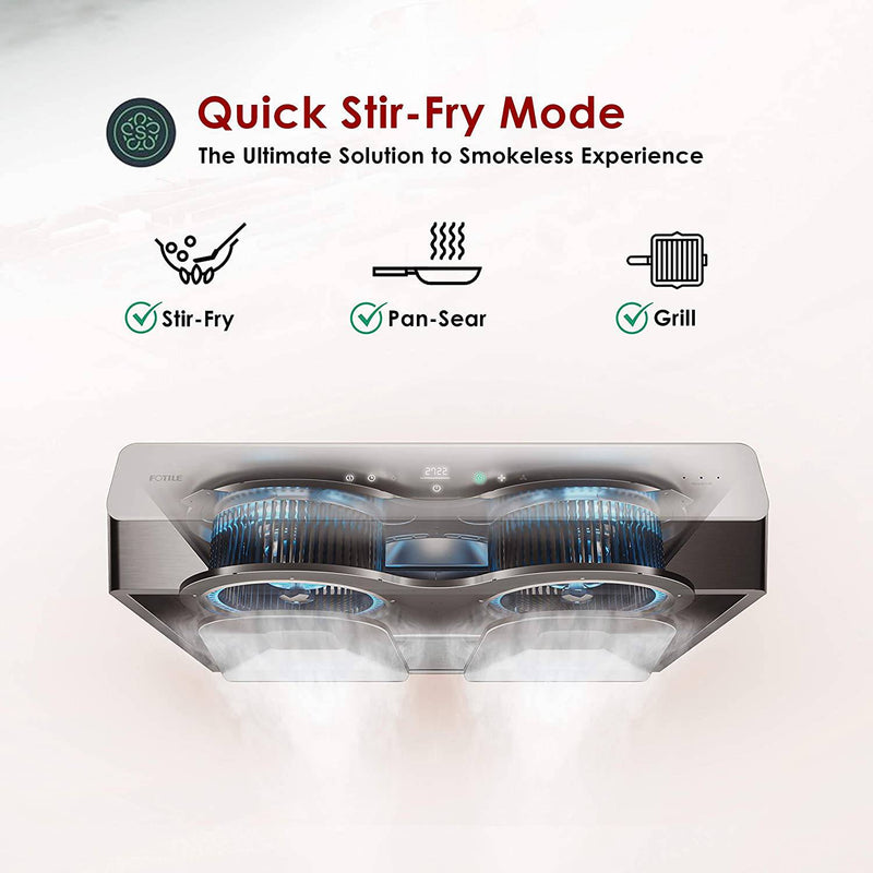 FOTILE - 30"/36" Under-Cabinet Convertible Pixie Air Series | UQG3002 / UQG3602