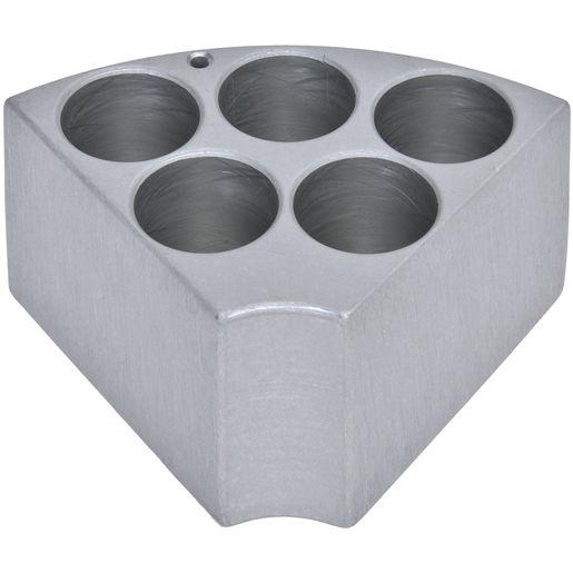 Bloque seccional Ohaus 30500580 de tubos de ensayo de 25 mm
