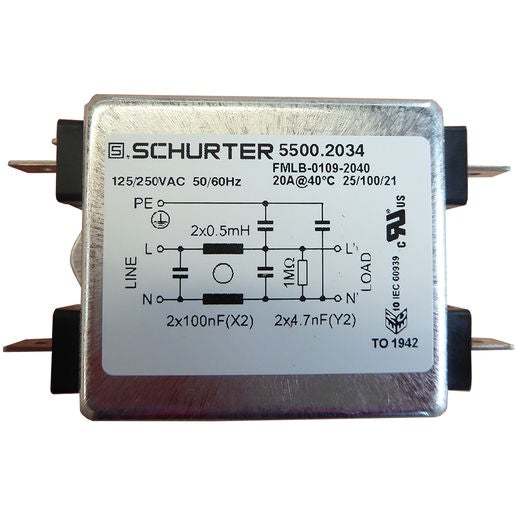 Filtro de línea Ohaus 30564827 20A FC5916R