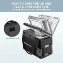 Refrigerador portátil para automóvil BougeRV de 12 V y 30 cuartos de galón (28 l)