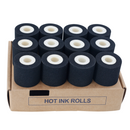 32 mm Black Hot Ink Rolls – Pack of 12