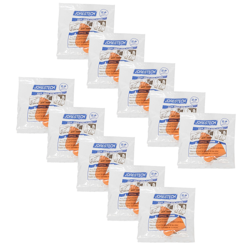 32dB NRR Soft Foam Earplugs