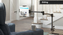 LEVO G2 Table Clamp Tablet Stand - Gunmetal Black
