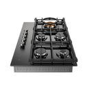 FOTILE - Serie de cocinas a gas de tres anillos con vidrio antirreflejo de 36" | GLG36501