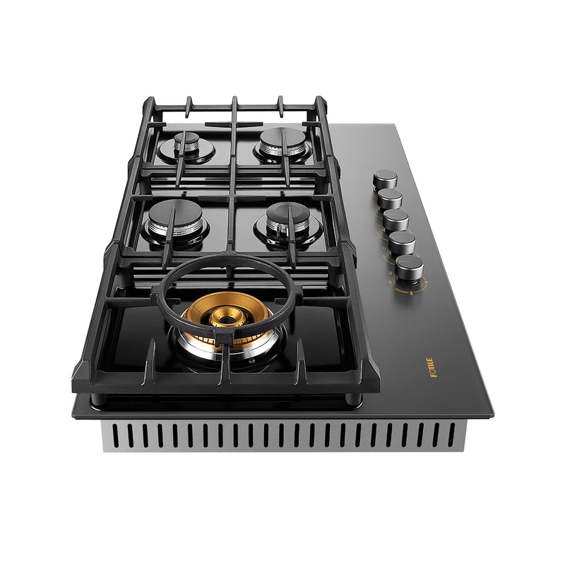 FOTILE - 36" Anti-glare Glass Tri-Ring Gas Cooktop Series | GLG36501