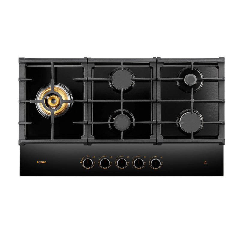 FOTILE - 36" Anti-glare Glass Tri-Ring Gas Cooktop Series | GLG36501