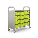 Gratnells Callero Plus Treble Cart with Deep Trays  40.9 x 18.5 x 41.5 in
