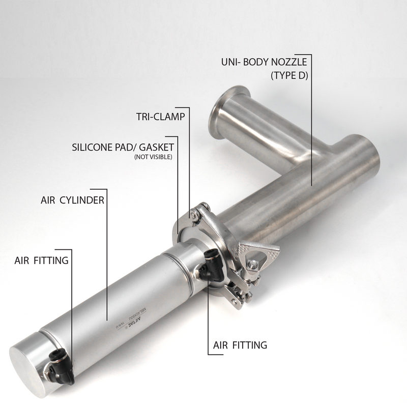50.5mm Uni-body Dispensing Nozzle Assembly