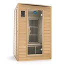 Durasage Health - Sauna de infrarrojos de carbono para 2 personas - Sauna de madera de cicuta canadiense - 1700 vatios - Audio premium