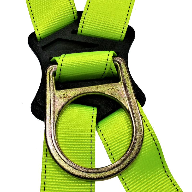 3D Fall Protection Safety Body Tower Harness with Grommets and Back Support
