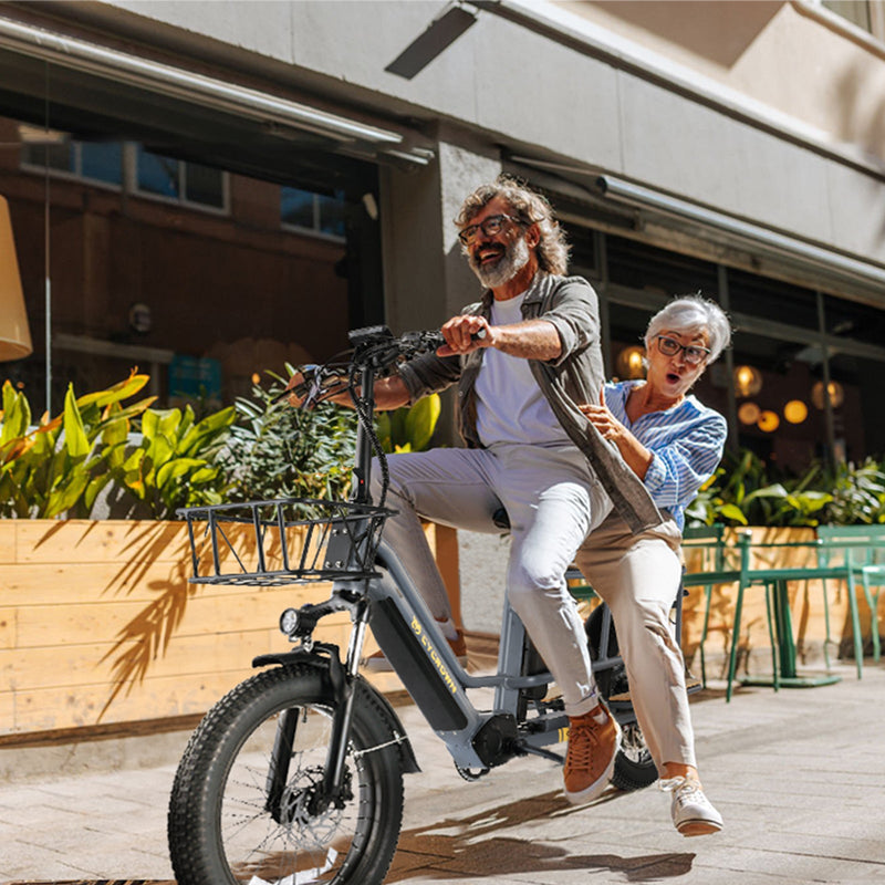 CycWagen Dual Battery Longtail Cargo Ebike