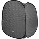 Durasage Health - Sauna de vapor personal plegable para bajar de peso, desintoxicarse y relajarse en casa. Temporizador de 60 minutos, generador de vapor de 800 vatios y silla incluida (gris).