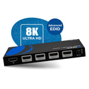 Divisor HDMI 1x4: 1 entrada, 4 salidas, UltraHD 8K, EDID (BK-104)