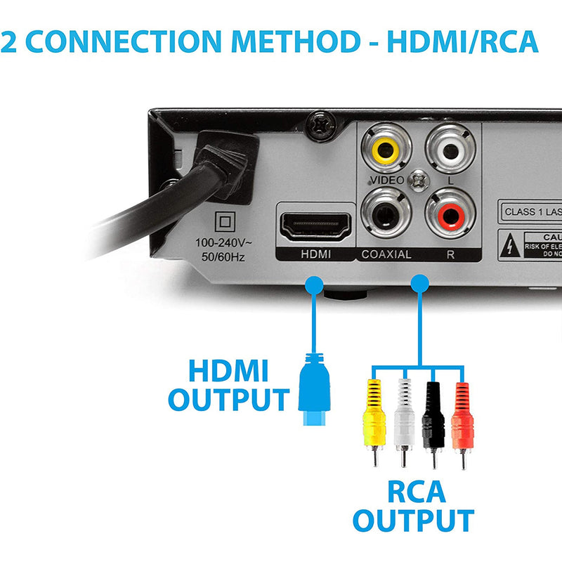 Reproductor de Blu-ray multizona (DVD 0-6, zona A) y reproductor de vídeo de viaje BDP-M10