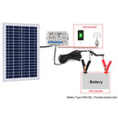 Kits solares fuera de la red Acopower de 25 W, controlador de carga de 5 A con conector SAE