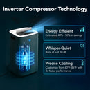 Whynter NEX Inverter 13,000 BTU Dual Hose Smart Portable Air Conditioner, Dehumidifier & Fan | ARC-1280MX