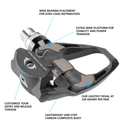 SHIMANO PD-R9100 DURA-ACE SPD-SL W/CLEAT