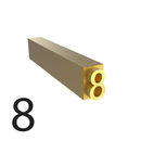 3mm Hot Stamp Type – 8