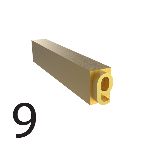 3mm Hot Stamp Type – 9