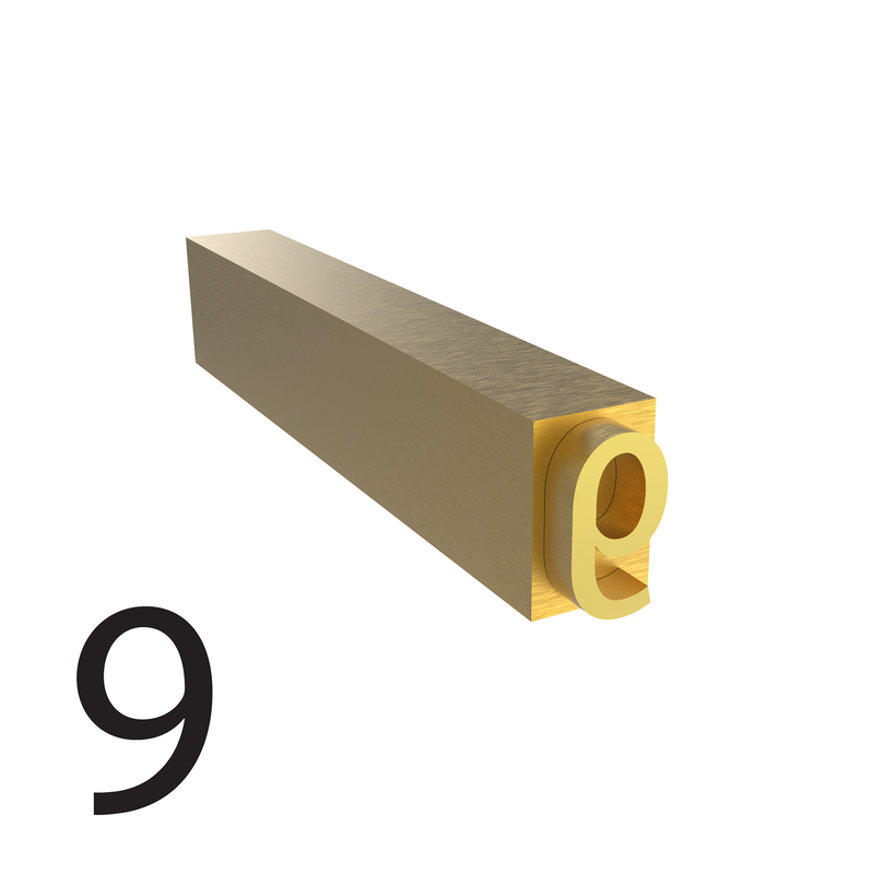 3mm Hot Stamp Type – 9