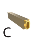 3mm Hot Stamp Type – C