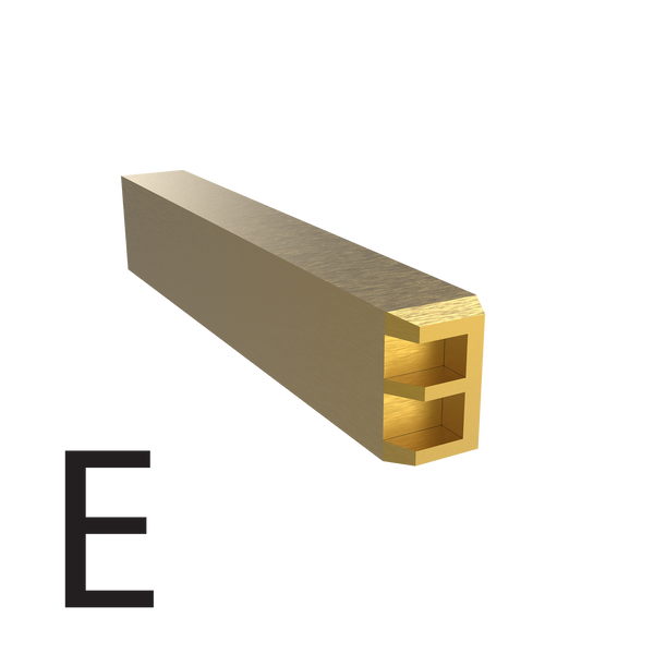 3mm Hot Stamp Type – E
