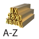 3mm Hot Stamp Type – Set of A-Z