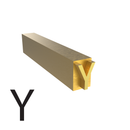 3mm Hot Stamp Type – Y