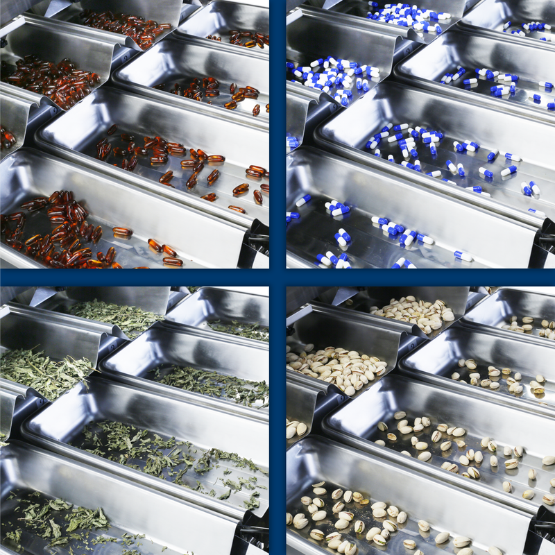 4 Head Linear Weigher - 2400 ml with Stainless Steel Stand