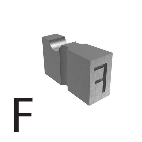 4.9mm Embossing Types  - F