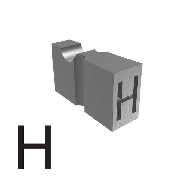 4.9mm Embossing Types  - H