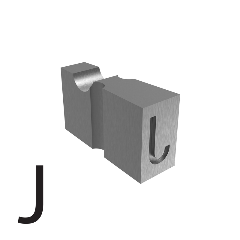 4.9mm Embossing Types  - J