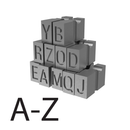 4.9mm Embossing Types  - Set of A-Z