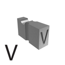4.9mm Embossing Types  - V