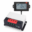 Controlador de carga solar MPPT BougeRV de 40 amperios y 12 V/24 V
