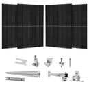 410 Watt Monocrystalline Solar Panel (4 Pack) With Solar Panel Mount Rack