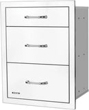 Bull Drawer Triple 2+1 S/S w/ Reveal
