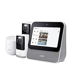 Lorex HC64A2U-E Smart Home Security Center Wi-Fi System with 2K Battery-Operated Outdoor Cameras and Range Extender