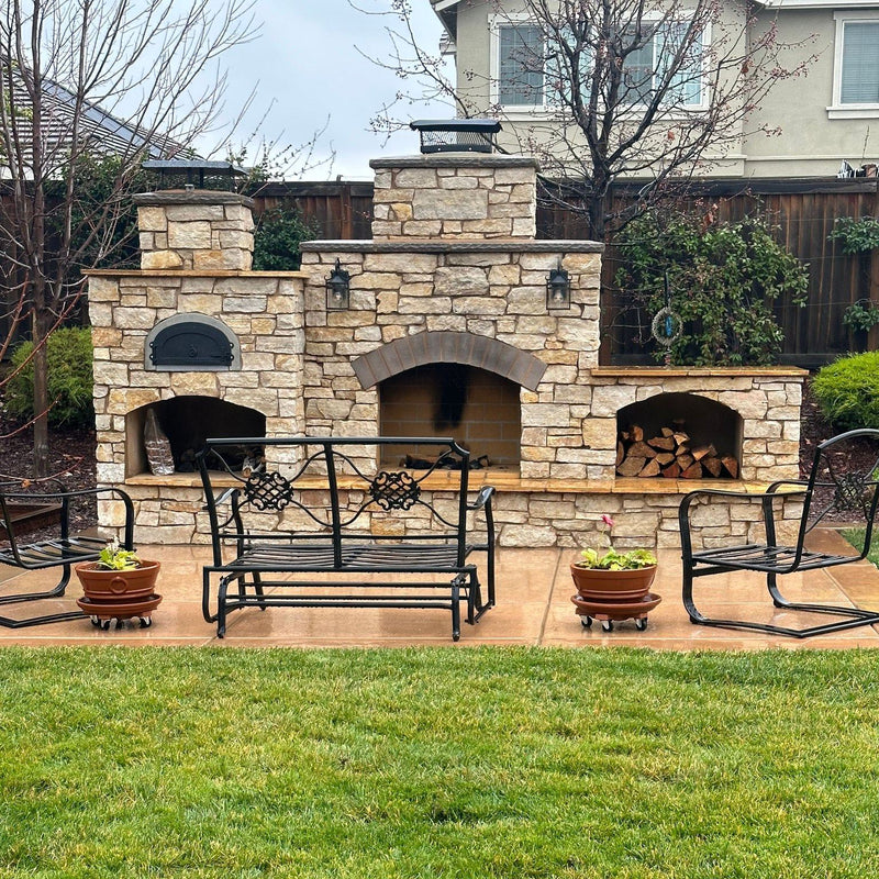 Chicago Brick Oven - CBO 500  DIY Kit | Wood Fired Pizza Oven | Flexibility Meets Affordability | 27" x 22" Cooking Surface