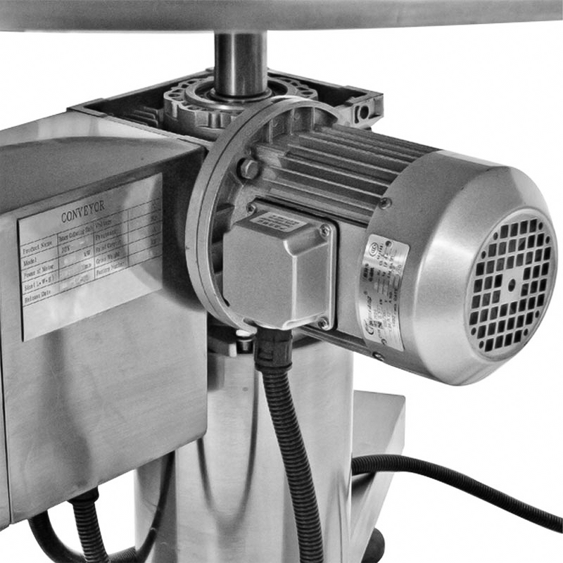 48” Stainless Steel Rotary Accumulation Table