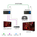 Extensor HDMI 4K con HDBaseT sobre CAT 6/7 hasta 400 pies con control IR y salida de bucle (UHD-EXB400R-K) 
